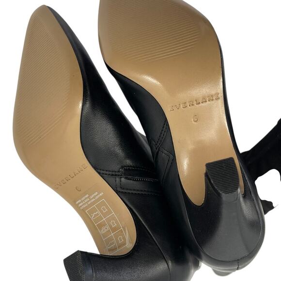 Everlane The Short Banana Boot in Black Leather Size 6 New Without Box! - Picture 7 of 12